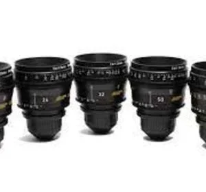 ARRI Ultraprime lenses 16mm, 24mm, 32mm, 50mm, 85mm